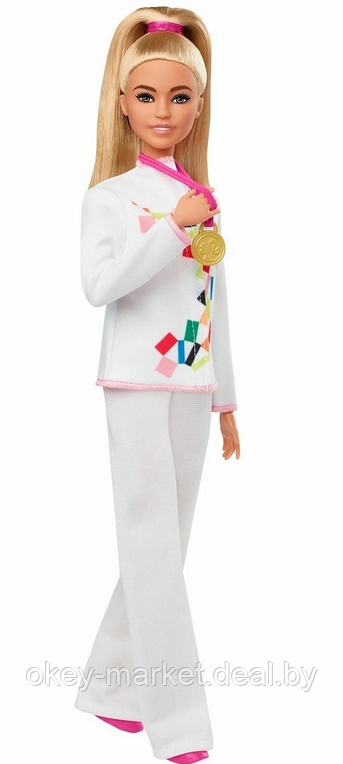 Кукла Barbie Олимпийская спортсменка Каратистка GJL74 - фото 4 - id-p130749893