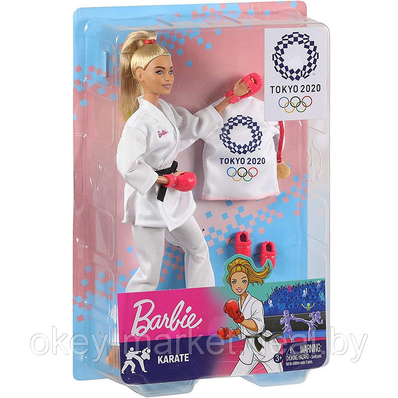 Кукла Barbie Олимпийская спортсменка Каратистка GJL74 - фото 6 - id-p130749893