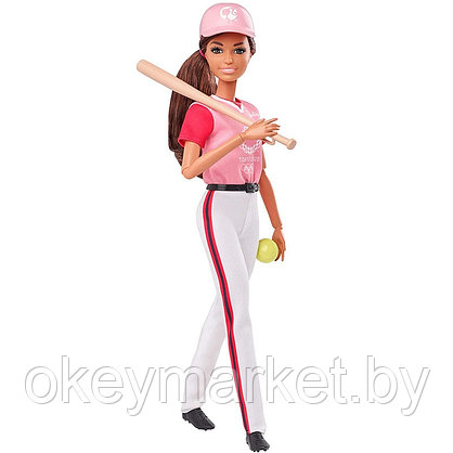 Кукла Barbie Олимпийская спортсменка Бейсболистка GJL77, фото 3