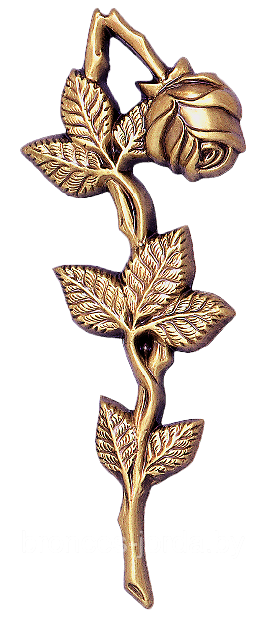 Цветок роза бронзовая 25×9 см в наличии Bronces Jorda Испания - фото 1 - id-p130755083