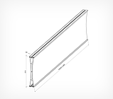 Прайсборд пластиковый для размещения ценников и постеров А4, А5, фото 5