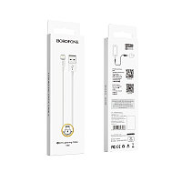 Дата-кабель BOROFONE BX22 Lightning (1м., 1.3A), цвет: белый