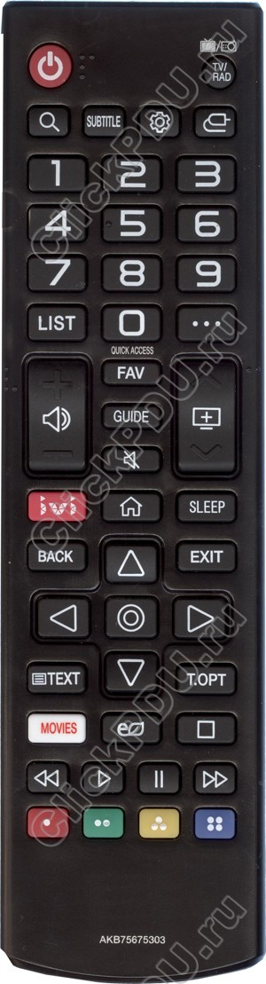 ПДУ для LG AKB75675303 ic LCD (ivi) (серия HLG432)