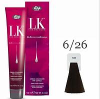 Краска для волос LK OPC Oil Protection Complex 6/26 темный блондин пепельно-медный, 100мл (Lisap)