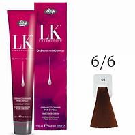 Краска для волос LK OPC Oil Protection Complex 6/6 темный блондин медный, 100мл (Lisap)