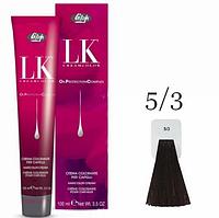 Краска для волос LK OPC Oil Protection Complex 5/3 светло-каштановый золотистый, 100мл (Lisap)