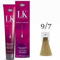 Краска для волос LK OPC Oil Protection Complex 9/7 очень светлый блондин бежевый, 100мл (Lisap)