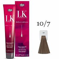 Краска для волос LK OPC Oil Protection Complex 10/7 очень светлый блондин бежевый плюс, 100мл (Lisap)