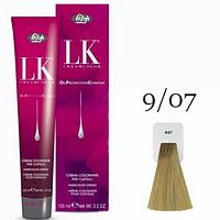 Краска для волос LK OPC Oil Protection Complex 9/07 очень светлый блондин натуральный бежевый, 100мл (Lisap)