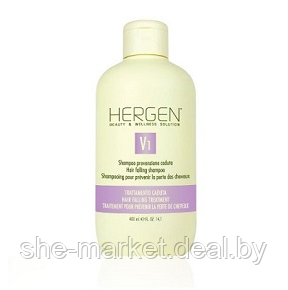 Шампунь от выпадения v1 hair falling shampoo, 400мл (HERGEN) - фото 1 - id-p130781734
