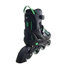 Коньки роликовые детские RGX Air (зеленый) р-р 29-32, фото 3