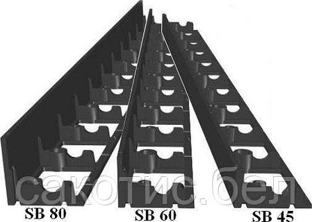 Пластиковый бордюр SB 80 (1м) (Польша), фото 2