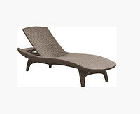 Шезлонг Pacific Lounger, коричневый