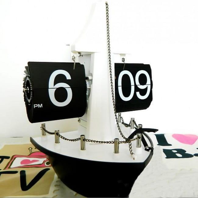 Перекидные часы дизайнерские «Корабль» - фото 1 - id-p130800083