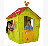 Домик детский игровой уличный MagicPlay House, салатовый/малиновый, фото 4