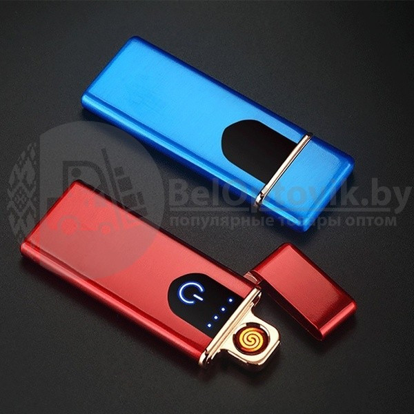 Сенсорная USB-зажигалка Lighter Синий - фото 9 - id-p130811822