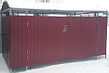 Ограждения для контейнеров с крышей с воротами, фото 5