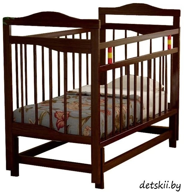 Кровать детская  Промтекс «Колибри-Волна 5» Орех, Венге