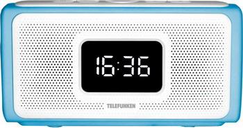 TF-1705UB (голубой с белым) Радиочасы TELEFUNKEN