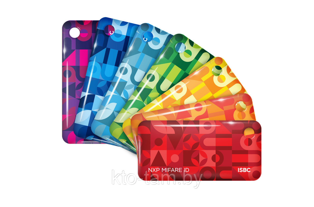 RFID-брелок ISBC® Mifare ID (стандарт 7  типовых цветов без логотипа), фото 1