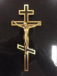 Крест православный бронзовый с распятием 20×9 см в наличии Vezzani Италия