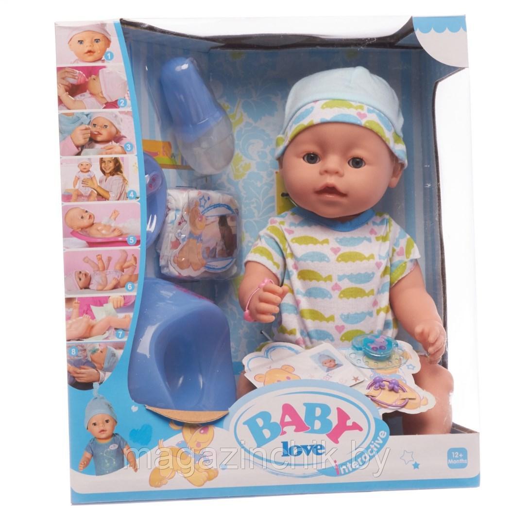 Кукла Беби Долл аналог Baby Born 014D, мальчик - фото 1 - id-p130888086