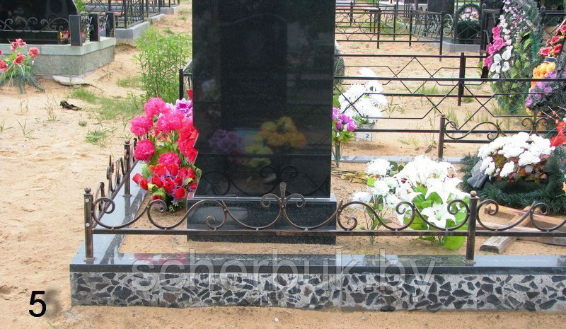 Кованная ограда для могилы - фото 10 - id-p721119