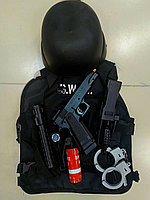 Детский игровой набор военного спецназа, шлем, жилет и др.,YC-D5