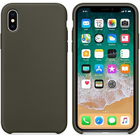 Силиконовый чехол Dark Grey для Apple iPhone Xs