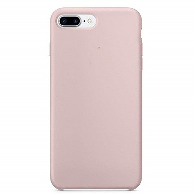 Силиконовый чехол светло-розовый для Apple iPhone 7 Plus - фото 1 - id-p130915289