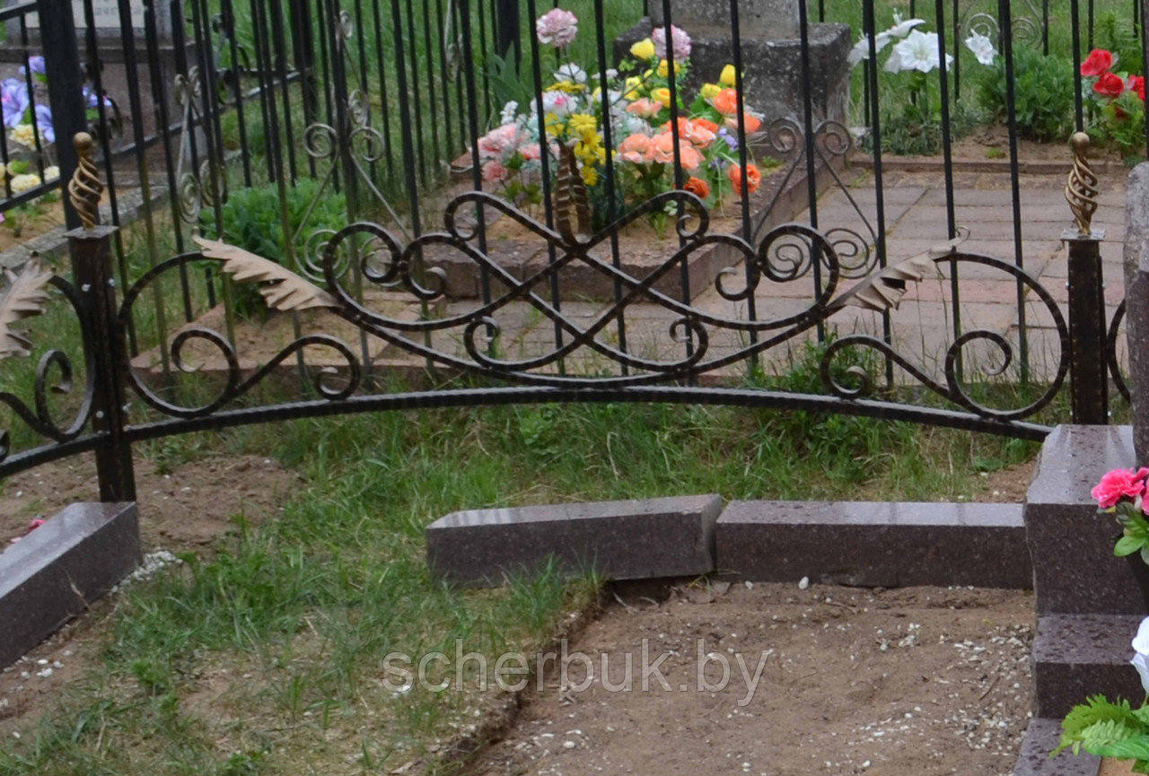 Заказать ритуальную кованую ограду в Минске - фото 5 - id-p2609470
