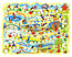 Настольная игра-ходилка с жестким полем «Гуси- лебеди, Баба - Яга», две игры в коробке, фото 2