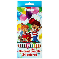 Набор цветных карандашей DARVISH Дети 24 цв. ( арт. 5-7034 )