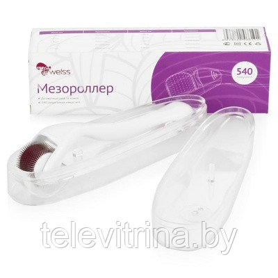 Мезороллер Welss  540 сверхтонких микроигл (0,50 мм.) (арт.9-6987)