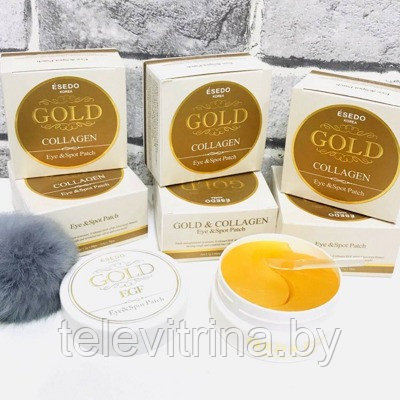 Революционные гидрогелевые патчи для кожи вокруг глаз Esedo Gold Collagen Eye&Spot Patch (60 патчей) ( арт.