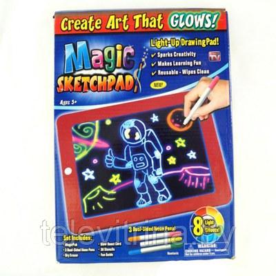 Доска для рисования с подсветкой MAGIC SKETCHPAD (арт. 9-7485)