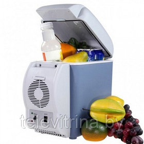 Холодильник-нагреватель мини автомобильный PORTABLE ELECTRONIC Cooling and warming refrigerator 7,5 л (от
