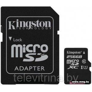 Карта памяти Kingston 256Gb MicroSDXC Canvas Select ( арт. 8-106736) - фото 1 - id-p130918721