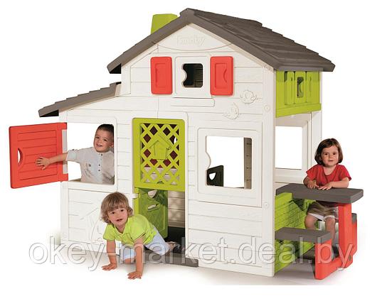 Детский игровой домик для друзей Smoby со звонком 310209, фото 3