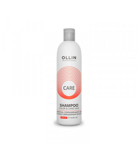 OLLIN Care Шампунь, сохраняющий цвет и блеск окрашенных волос 250мл