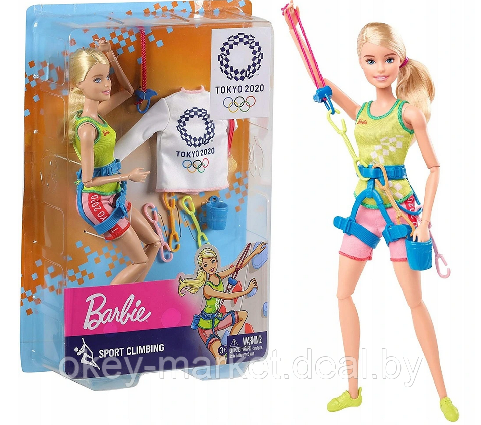 Кукла Barbie Олимпийская спортсменка Альпинистка GJL75 - фото 7 - id-p130941925