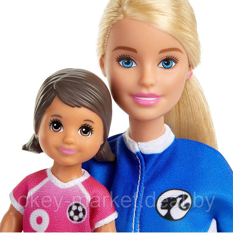 Игровой набор с куклой Barbie Футбольный тренер GLM47 - фото 2 - id-p130942116