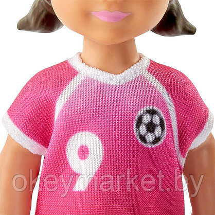 Игровой набор с куклой Barbie Футбольный тренер GLM47, фото 3
