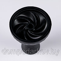 Чаша для кальяна силиконовая, фанел, черная, 8х8х9.5 см, фото 2