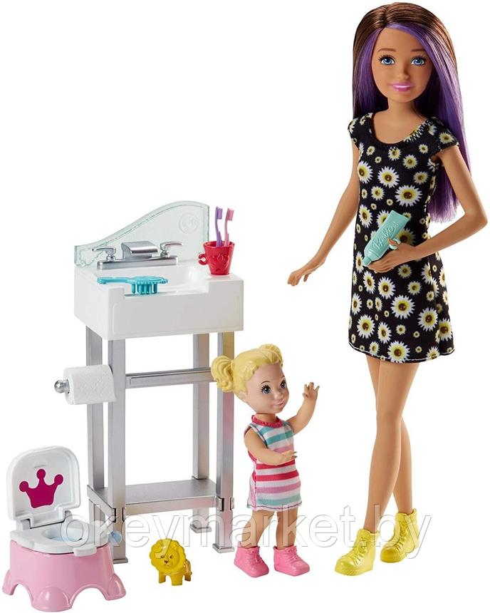 Кукла Barbie Няня FJB01, фото 2