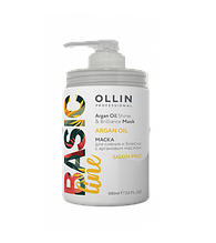 OLLIN Basic Line Маска для сияния и блеска с аргановым маслом 650мл