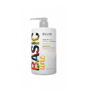 OLLIN Basic Line Шампунь для сияния и блеска с аргановым маслом 750мл