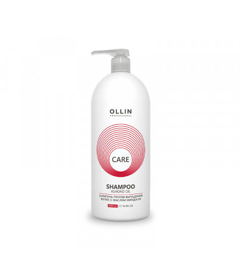 OLLIN Care Шампунь против выпадения волос с маслом миндаля 1000мл