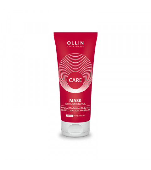 OLLIN Care Маска против выпадения волос с маслом миндаля 200мл