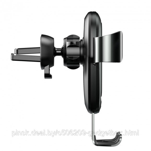 Автодержатель для телефона с беспроводной зарядкой Baseus Metal Gravity Car Mount (WXYL-B0A) - фото 3 - id-p130057301